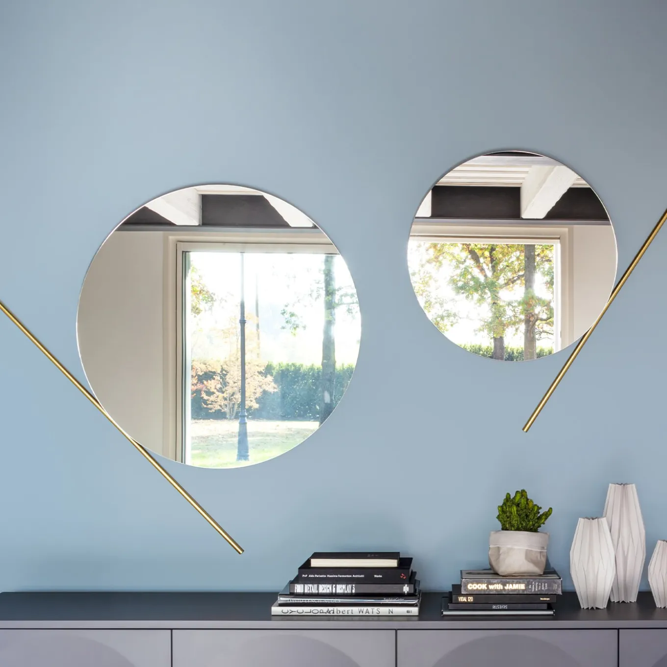 Chic Large Round Mirror