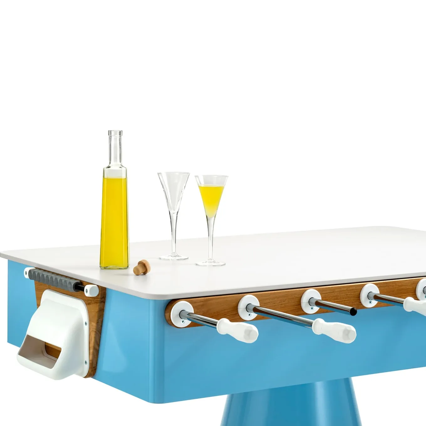 Ciclope Foosball Table Capri Sky Blue by Basaglia + Rota Nodari