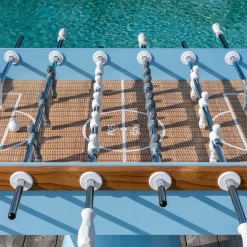 Ciclope Foosball Table Capri Sky Blue by Basaglia + Rota Nodari