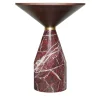 Cino Small Red Marble Table
