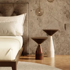 Cino Small Red Marble Table