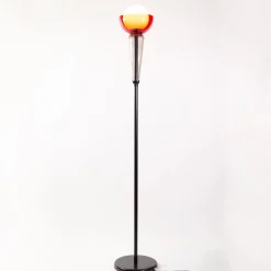 Cioppo PT Red Glass Floor Lamp