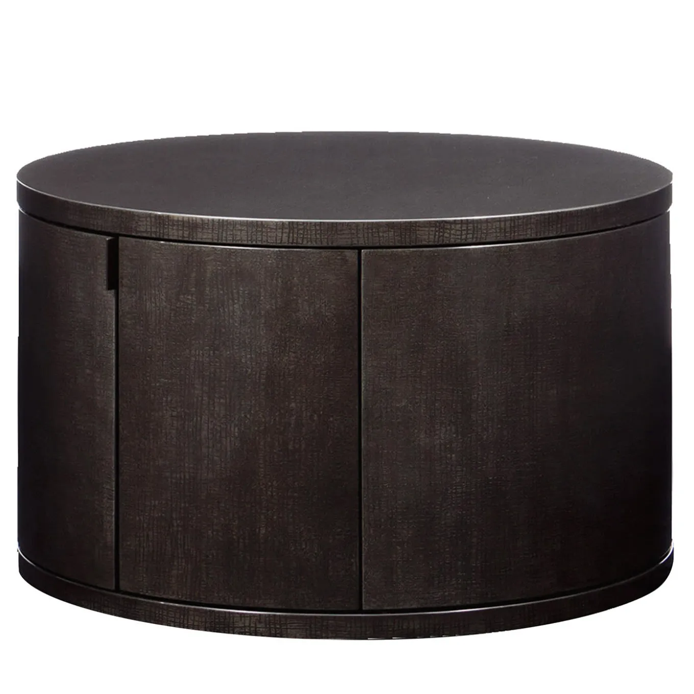 Circle Large Store Barware Black Drafted Stucco