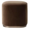 Ciro Brown Pouf by Ciarmoli Queda Studio
