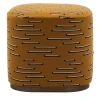 Ciro Yellow Pouf by Ciarmoli Queda Studio