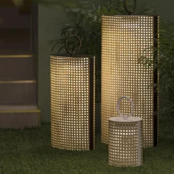 Clara Rechargeable Large Bronze Outdoor Lantern