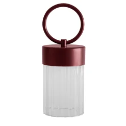Claretta Dark Red Portable Lamp