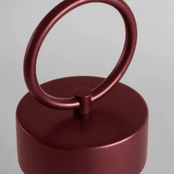 Claretta Dark Red Portable Lamp