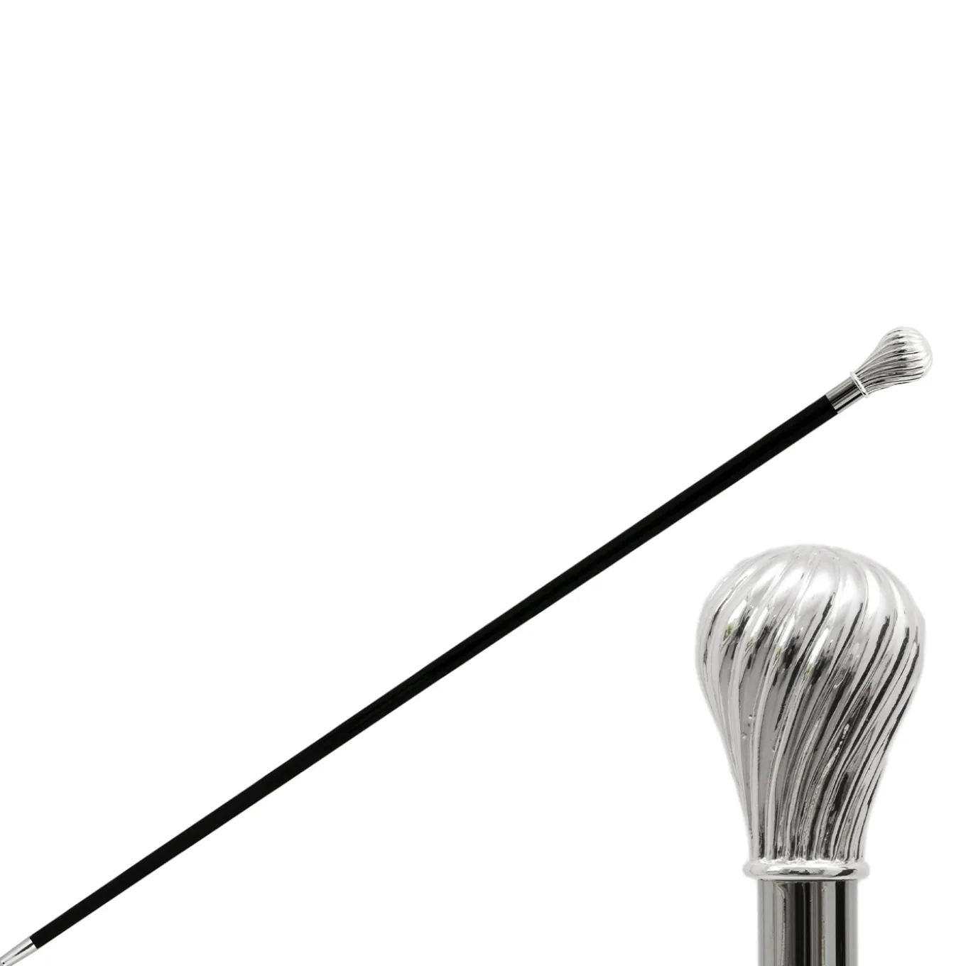 Classic Knob Silver Cane