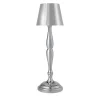 Classic Satin silver Rechargeable Led Table Lamp