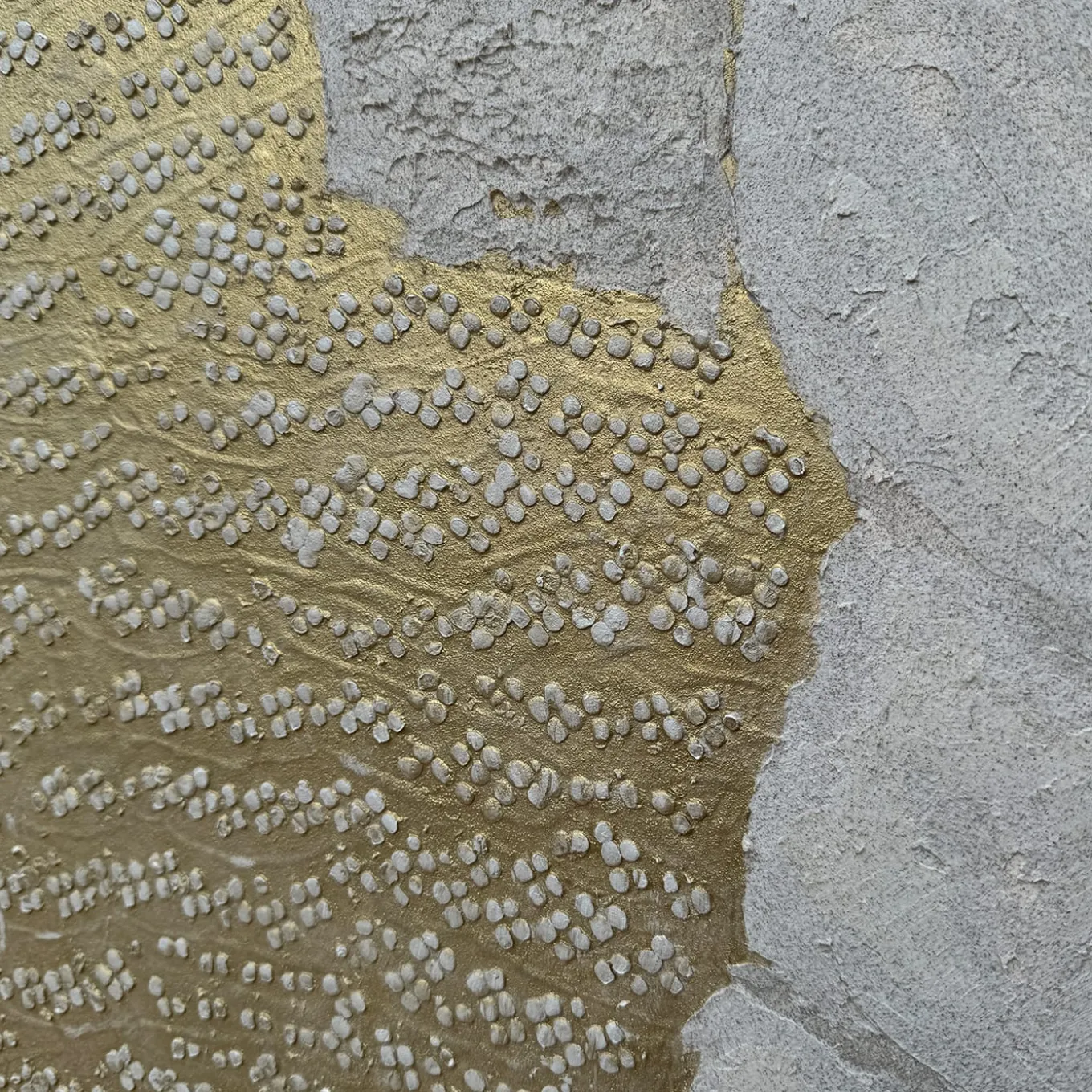 Classical Gold Textured Resin Painting