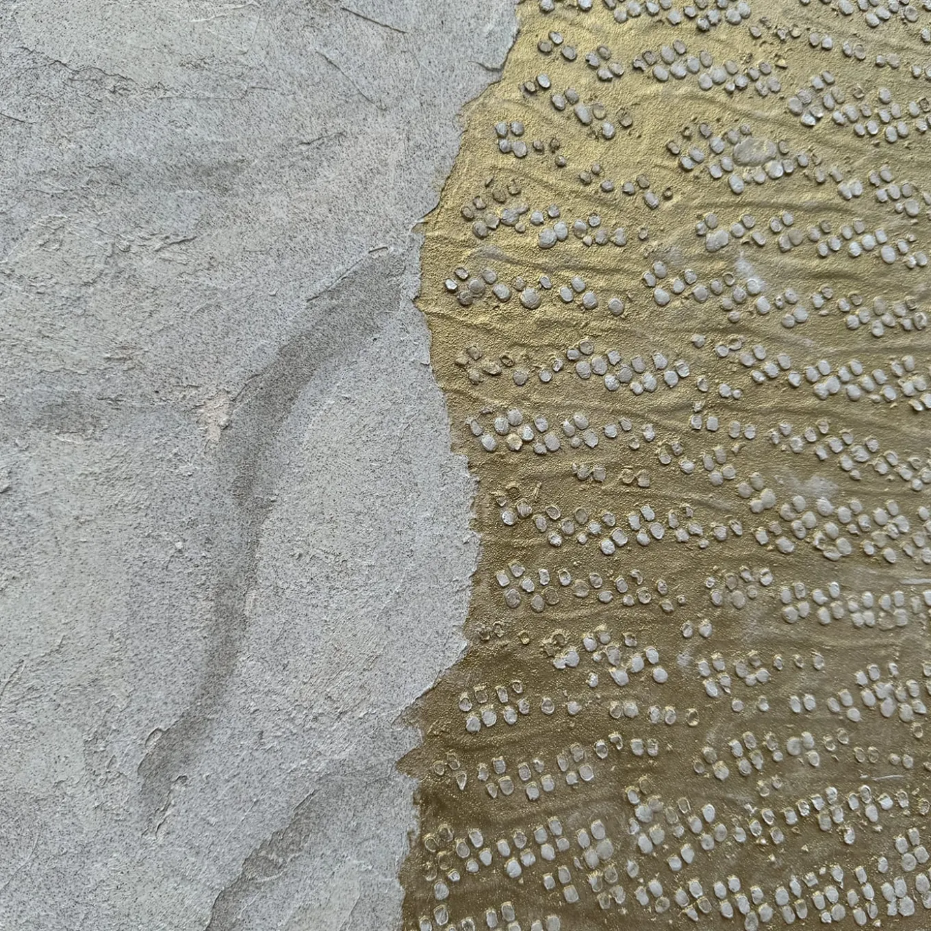 Classical Gold Textured Resin Painting