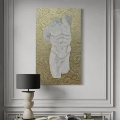 Classical Gold Textured Resin Painting