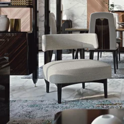 Claude Gray Lounge Chair