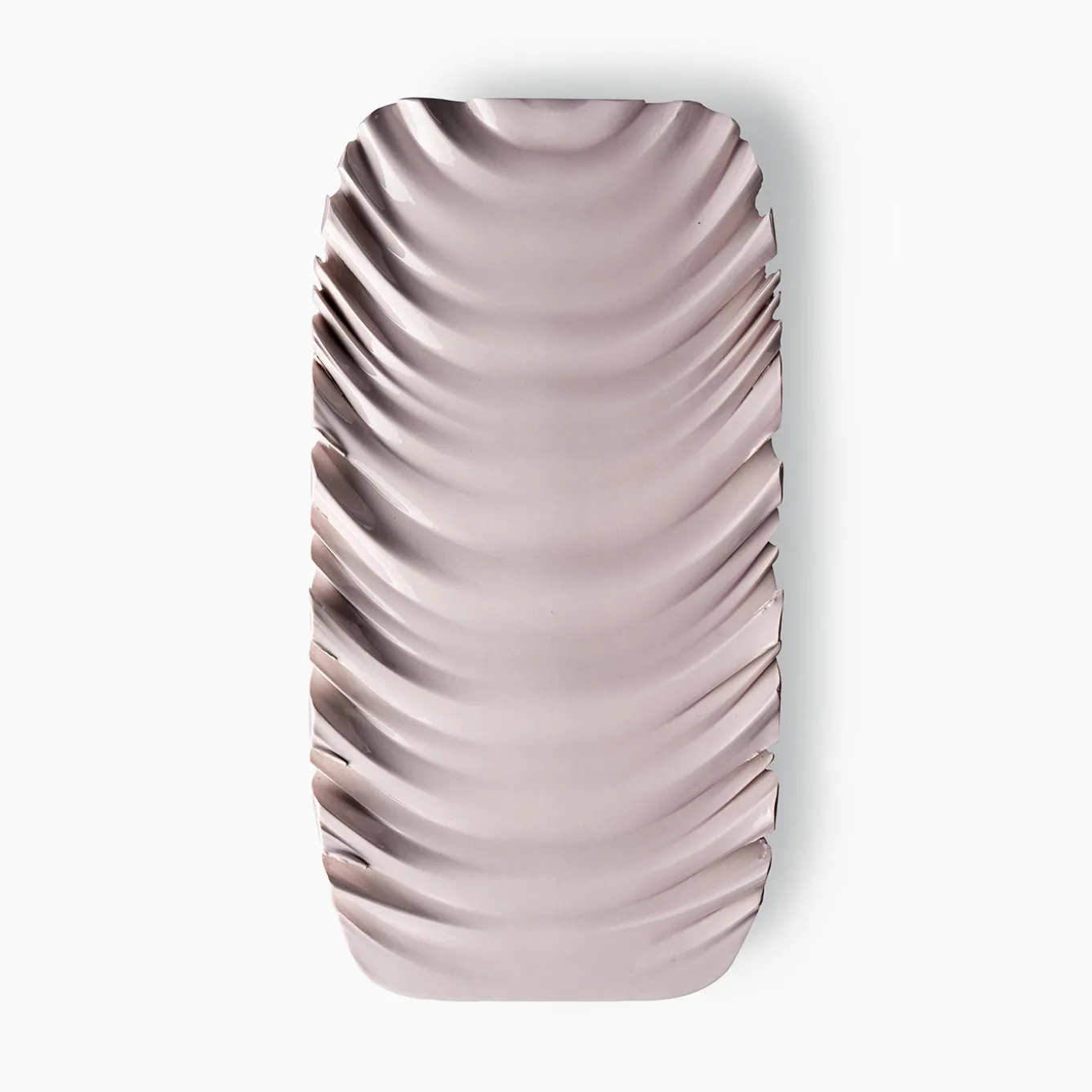 Clear Purple Decorative Plate by Aldo Londi