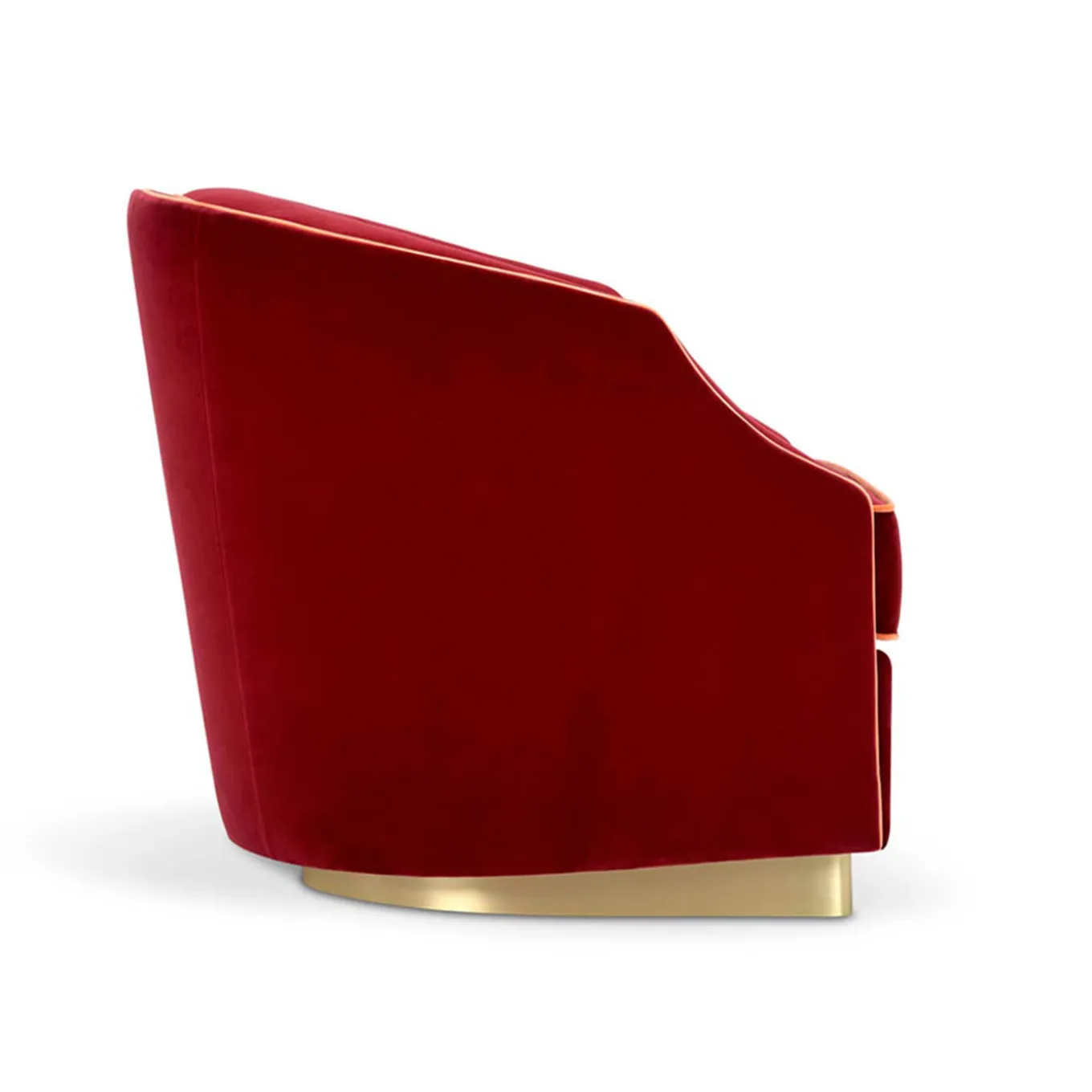 Cleio Small Burgundy Armchair