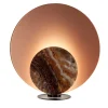 Clis Satin Copper and Purple Onyx Table Lamp