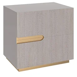 Clizia White Bedside Table