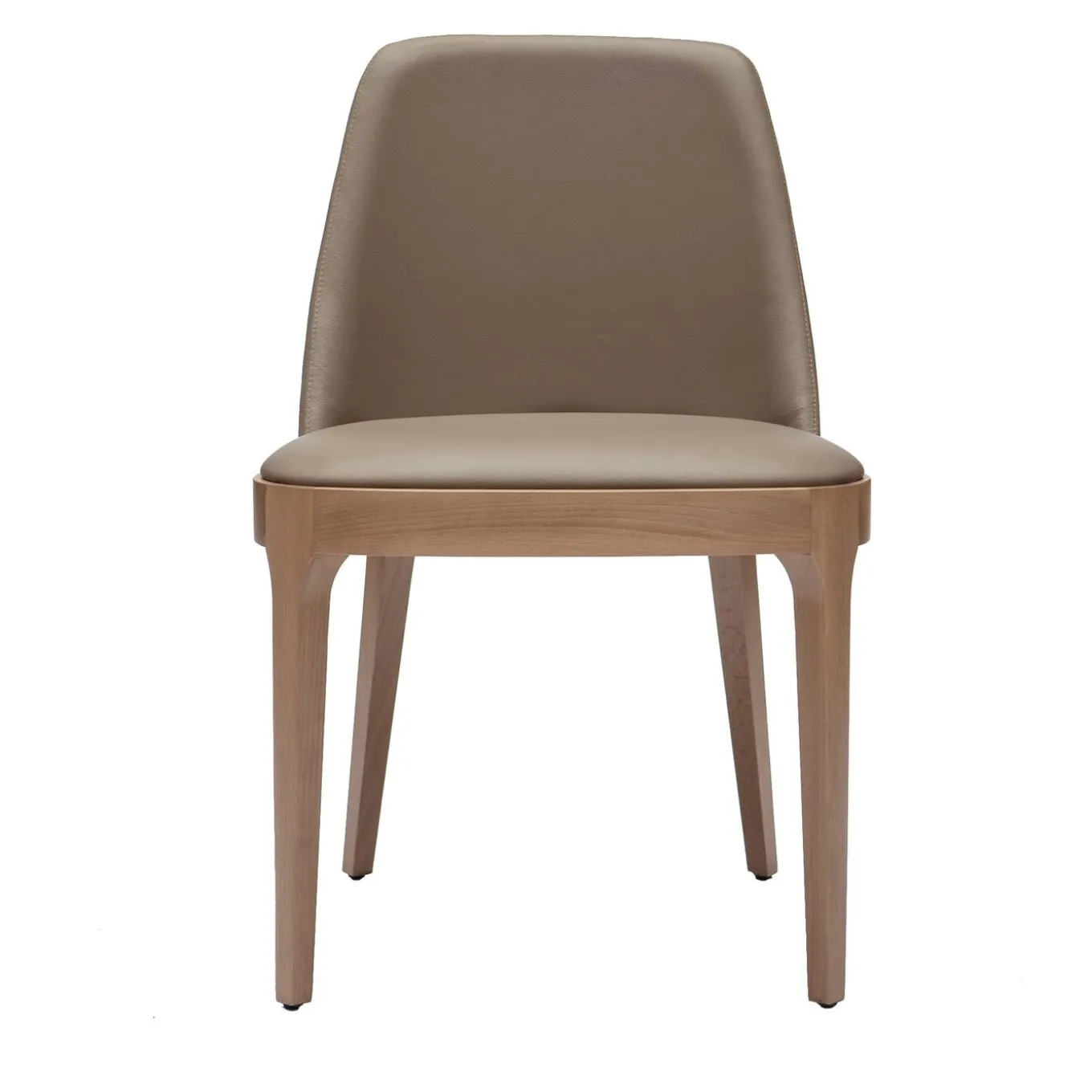 Club 24 leather dining chair by Mara Picco