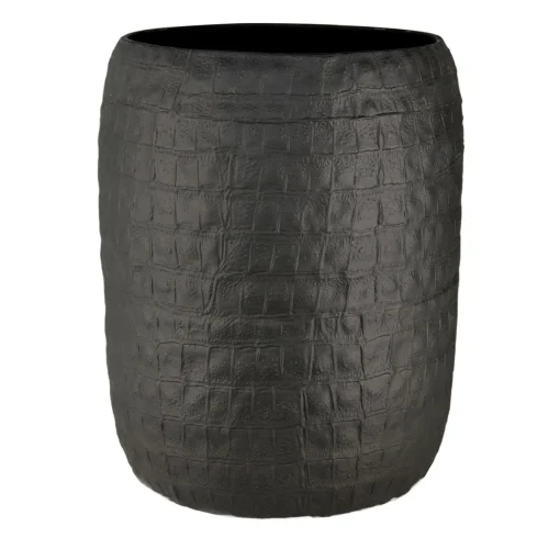 COCCO WASTE BASKET - BLACK OPAQUE