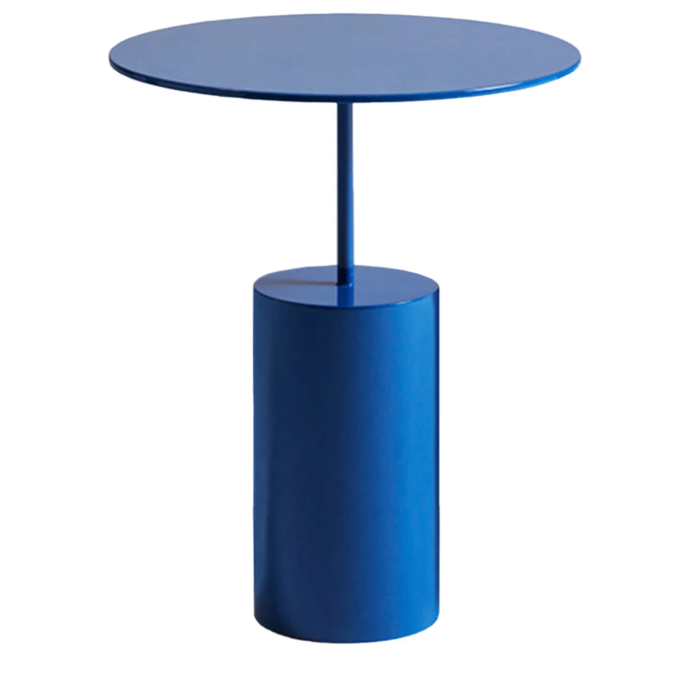Cocktail Low Blue Side Table by Angeletti Ruzza