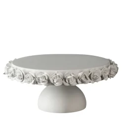 Coco Camelie Flowery White Cake Stand