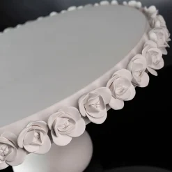 Coco Camelie Flowery White Cake Stand