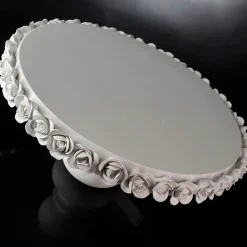 Coco Camelie Flowery White Cake Stand