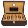 Cocoa Brown Cigar Humidor Box for 100