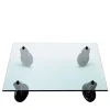 Coffee Table on Wheels by Gae Aulenti