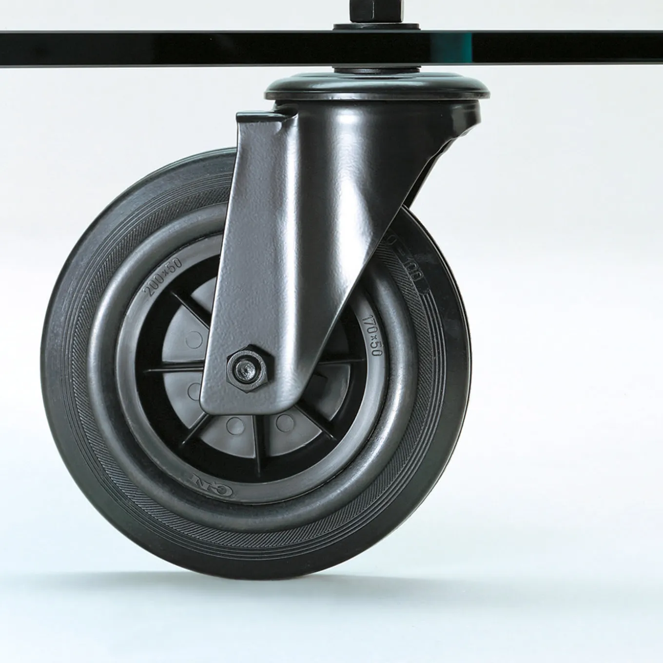 Coffee Table on Wheels by Gae Aulenti