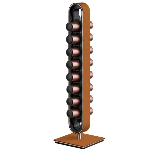 Cognac Leather Capsule Holder