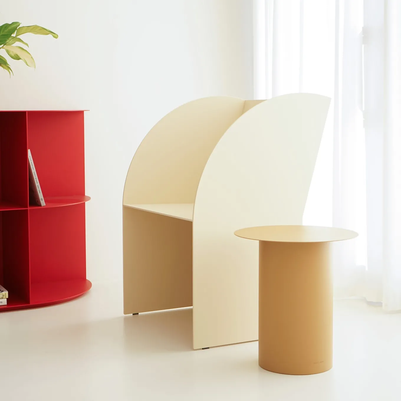 Coimbra 01 Beige Aluminum Outdoor Armchair