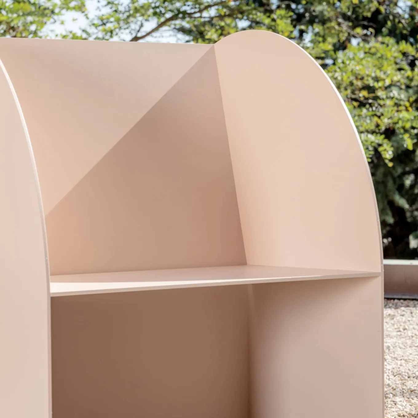 Coimbra 01 Pink Aluminum Outdoor Armchair