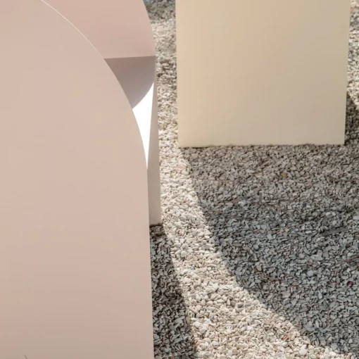 Coimbra 01 Pink Aluminum Outdoor Armchair
