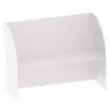 Coimbra 02 White Aluminium Outdoor Bench