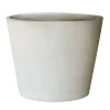 Colli Orientali V-Shaped White Ceramic Vase