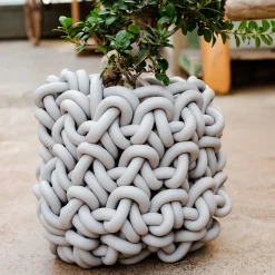 Colosso Pearl Gray Basket #2 by Rosanna Contadini