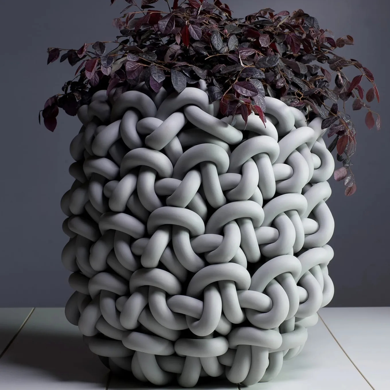 Colosso Pearl Gray Basket #2 by Rosanna Contadini