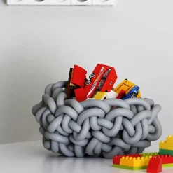 Colosso Pearl Gray Basket #1 by Rosanna Contadini