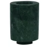 Com Cylindrical Green Guatemala Marble Candler Holder