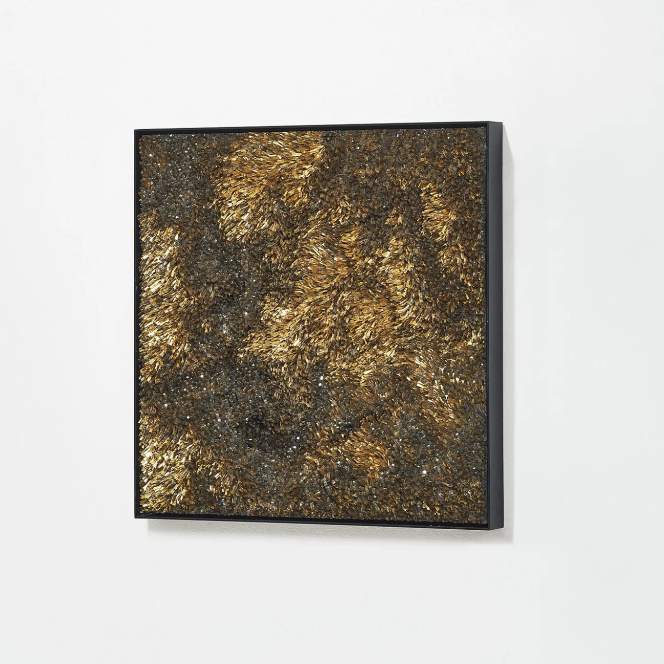 Composizone n1 Set of 5 Gold Glass Decorative Panels