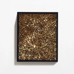 Composizone n1 Set of 5 Gold Glass Decorative Panels