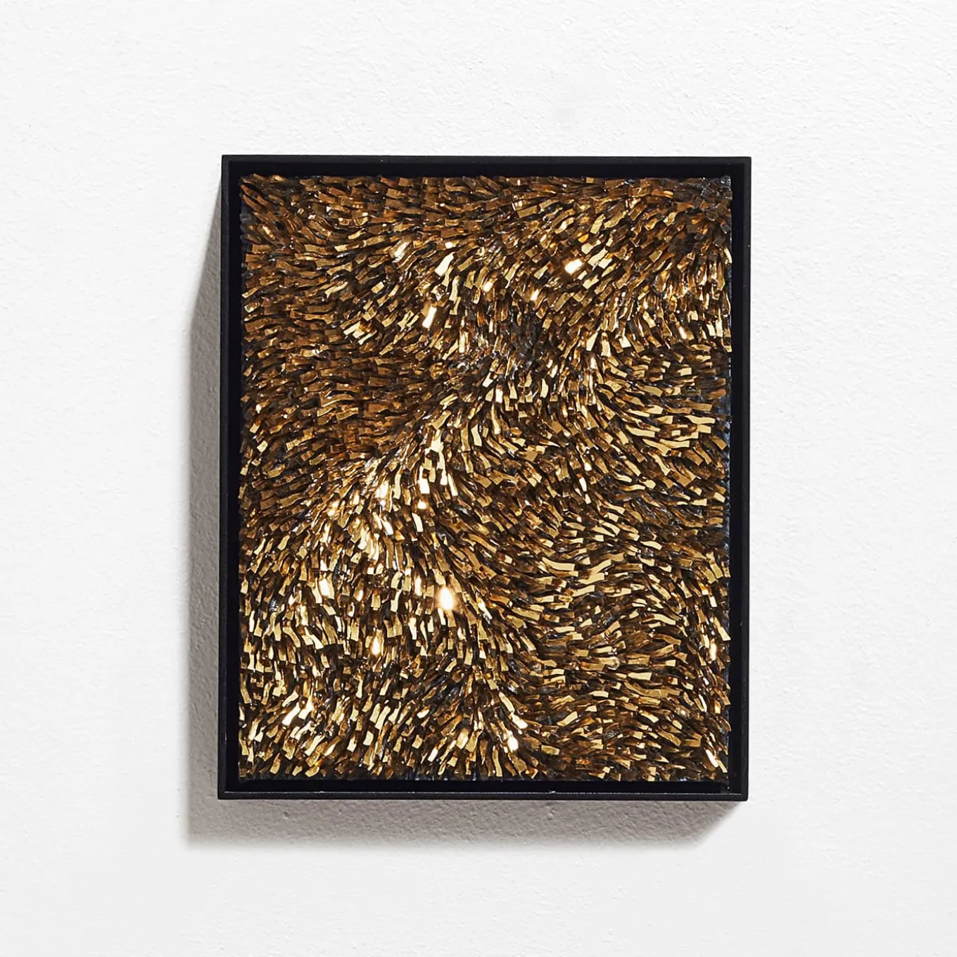 Composizone n1 Set of 5 Gold Glass Decorative Panels