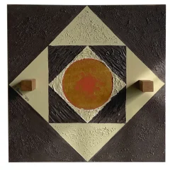 Concentrico Decorative Panel and Wall Hanger by Mascia Meccani