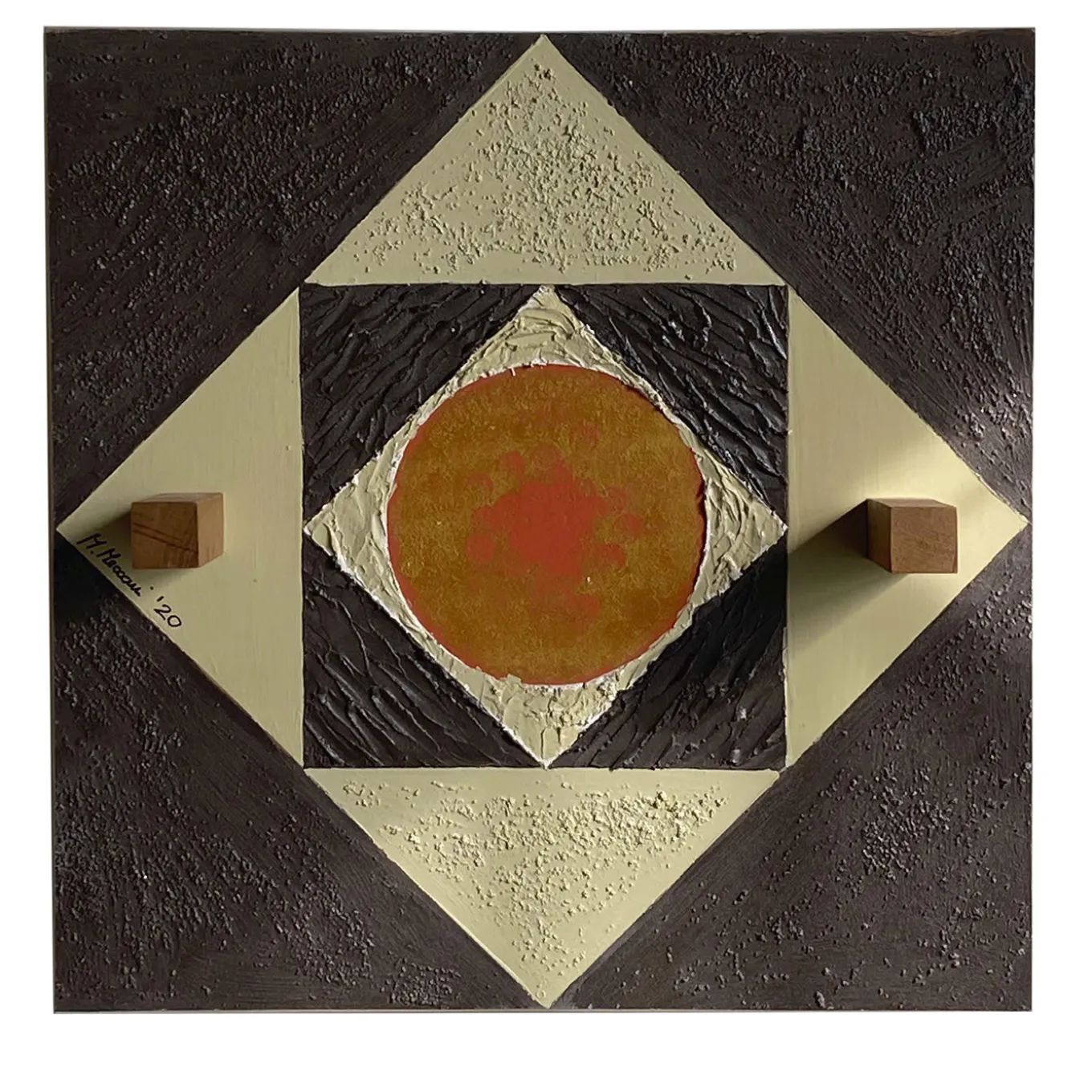 Concentrico Decorative Panel and Wall Hanger by Mascia Meccani