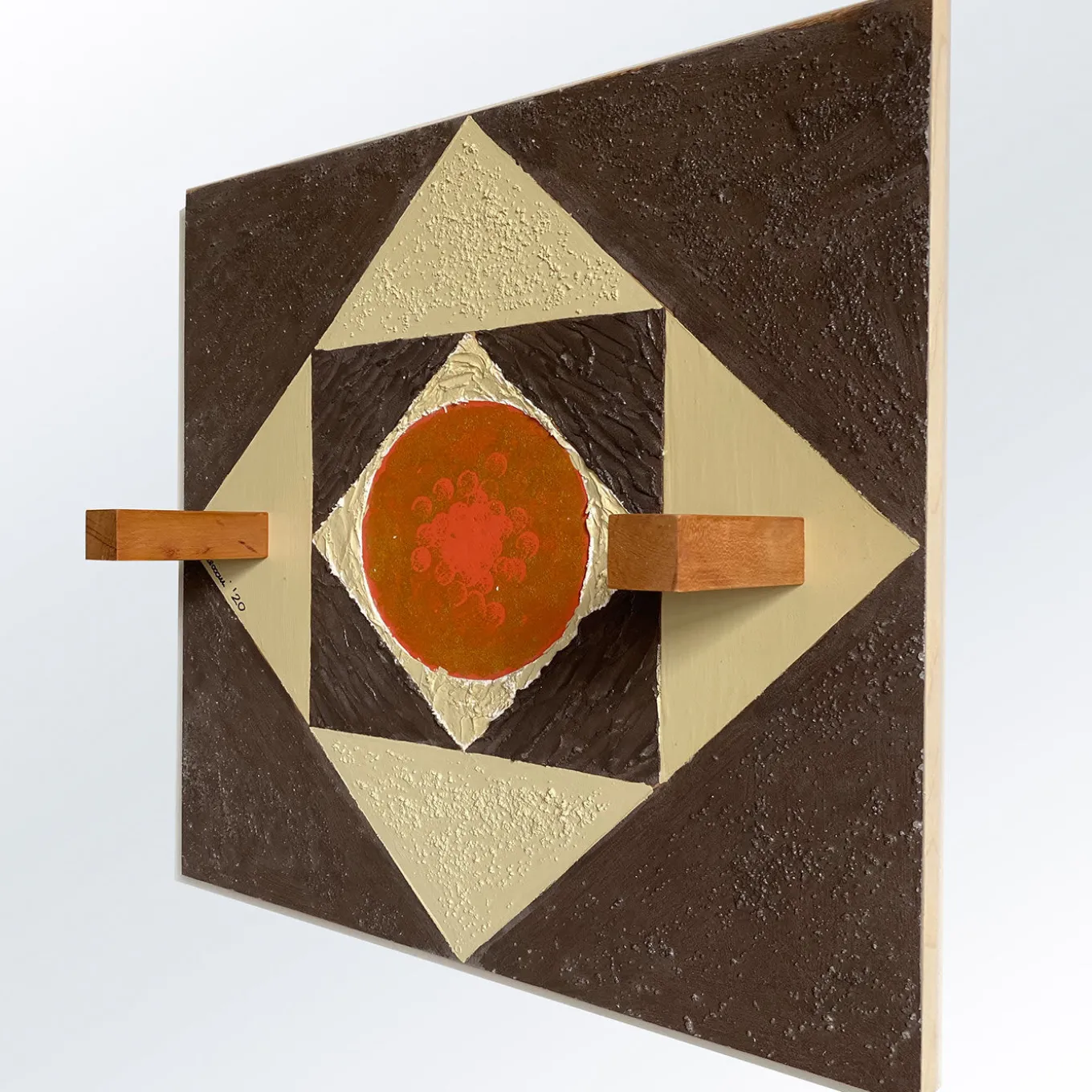 Concentrico Decorative Panel and Wall Hanger by Mascia Meccani