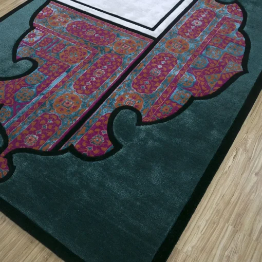 Concoction Hunter Green Hand Tufted Rug