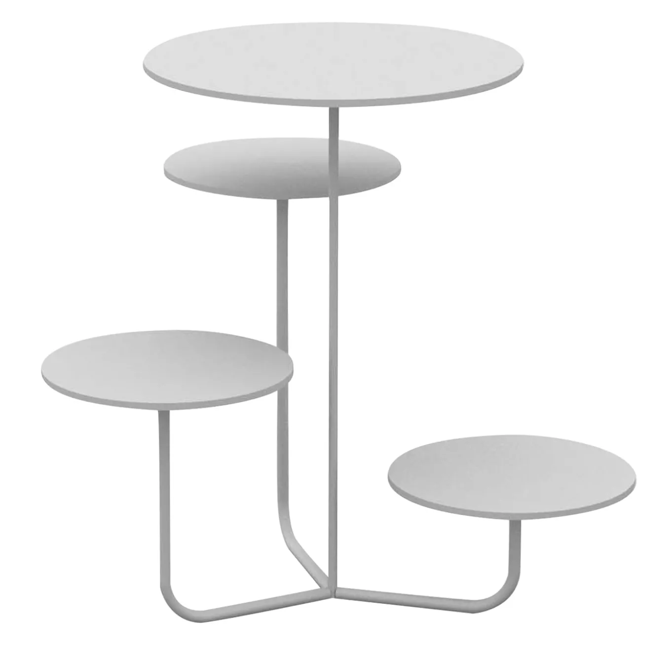 Condiviso 4-Tier White Serving Stand