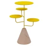 Condiviso 4-Tier Yellow/Pink Portogallo Serving Stand